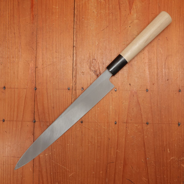 Hitohira Kikuchiyo Manzo 240mm Yanagi Ginsanko Ho Wood Handle (D-Shape)