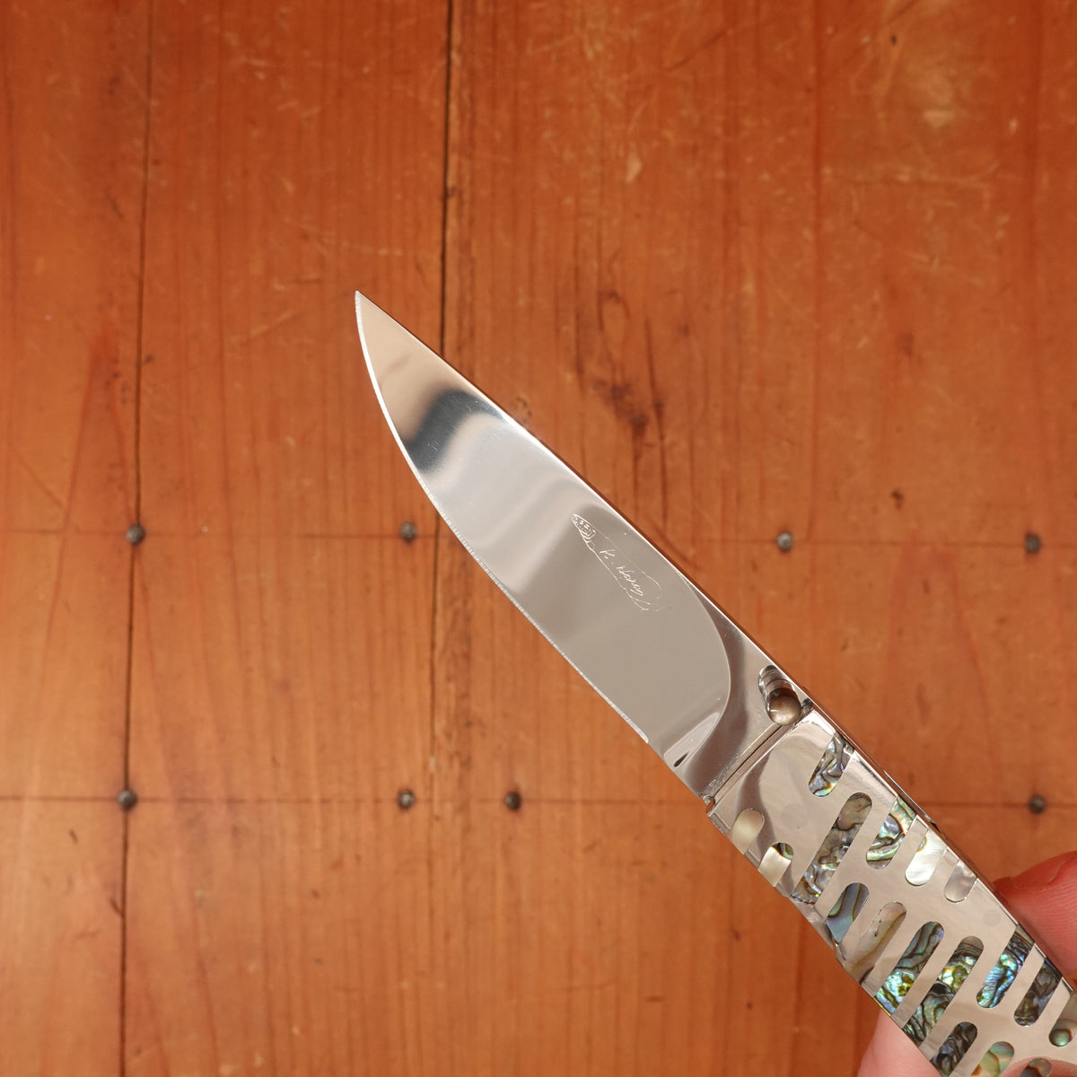Koji Hara Yana 3" Abalone Liner Lock