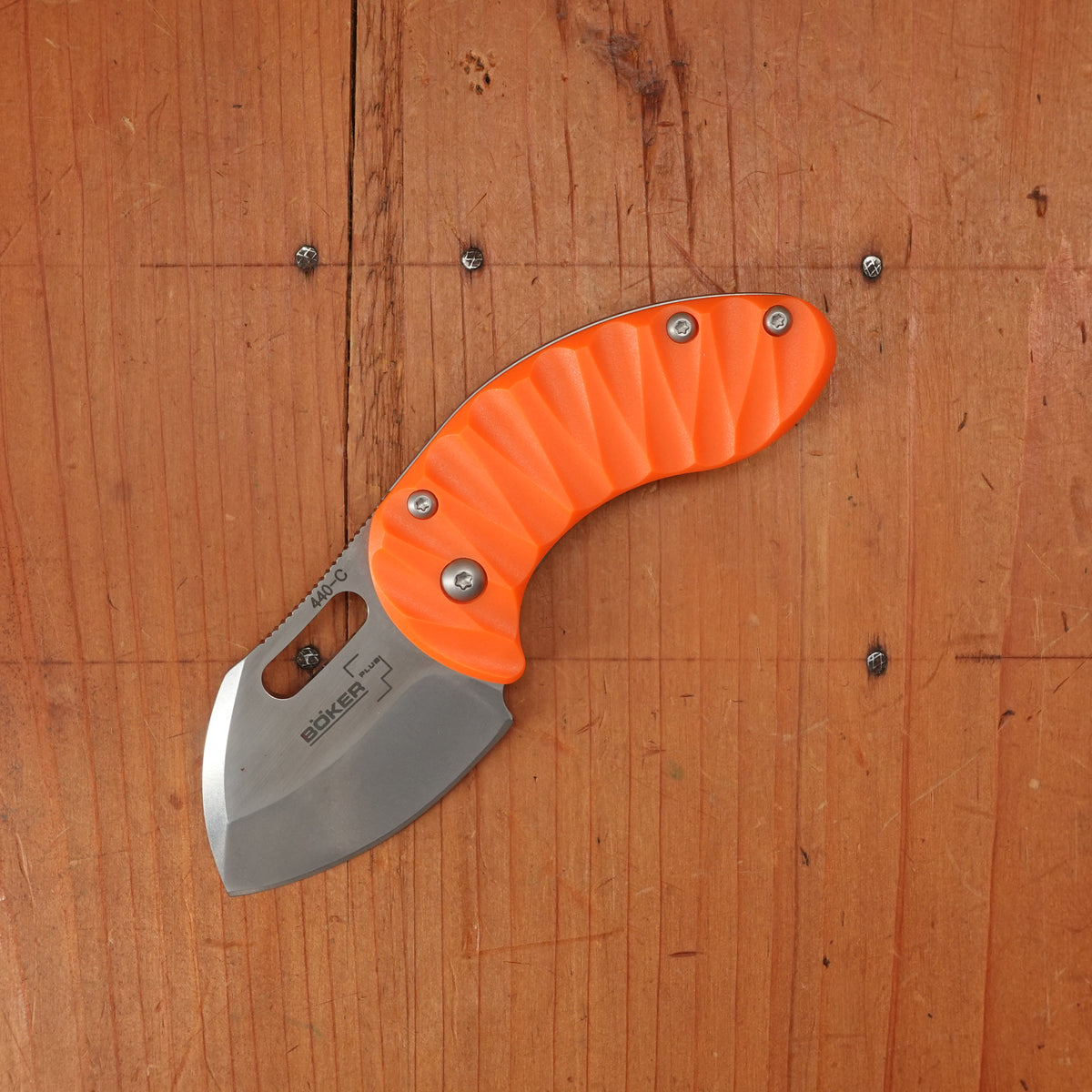 Boker Plus Nano Curtiss Knives 440c 01BO602 Orange 049/600 Limited Edition
