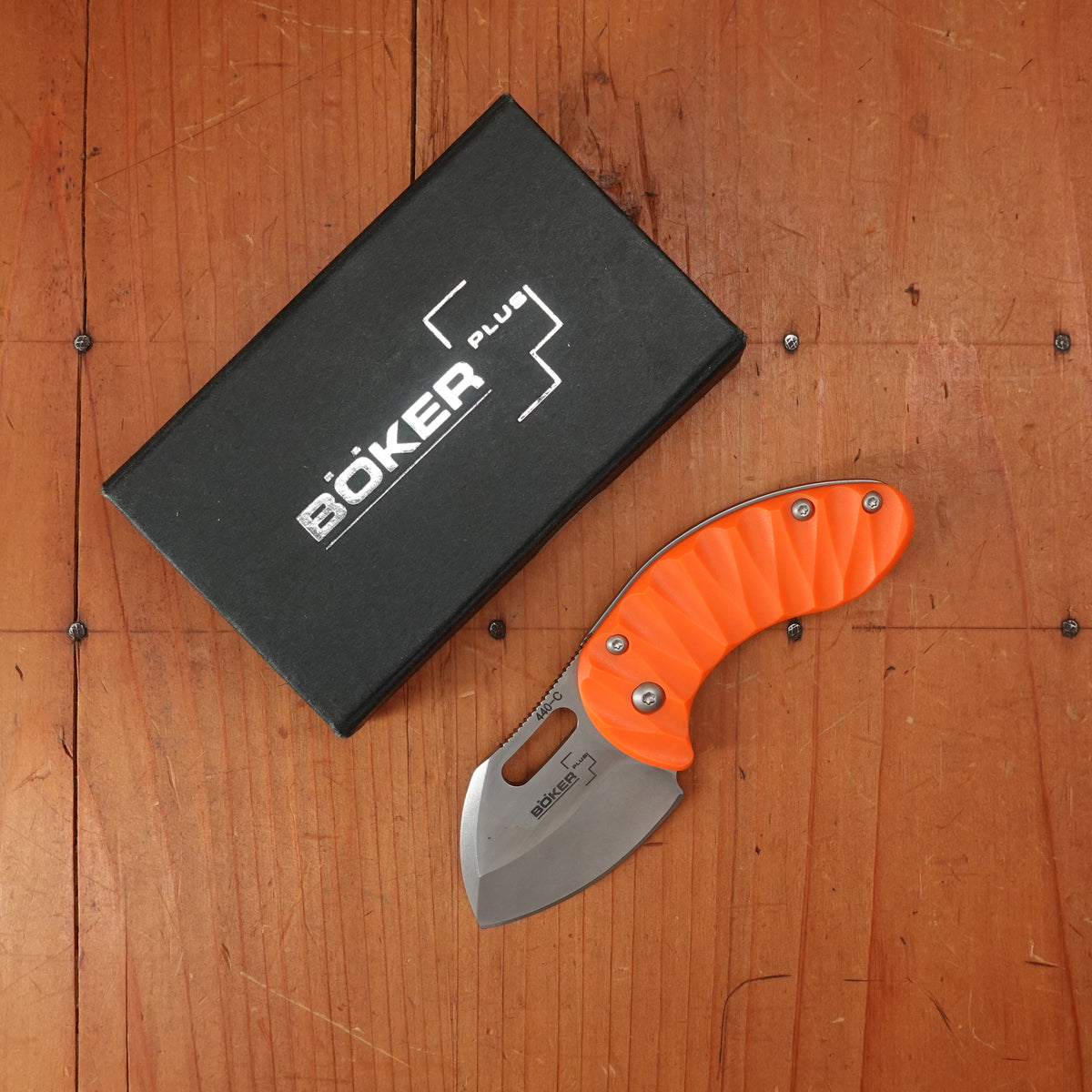 Boker Plus Nano Curtiss Knives 440c 01BO602 Orange 049/600 Limited Edition