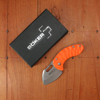 Boker Plus Nano Curtiss Knives 440c 01BO602 Orange 049/600 Limited Edition