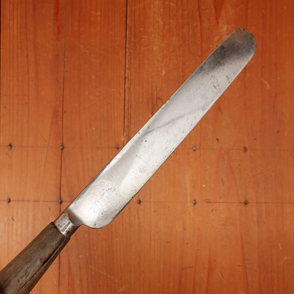 William Bocking "True" Ebor Works Table Knife Set Double Shear Steel Turned Horn Sheffield 1885-approx 1910