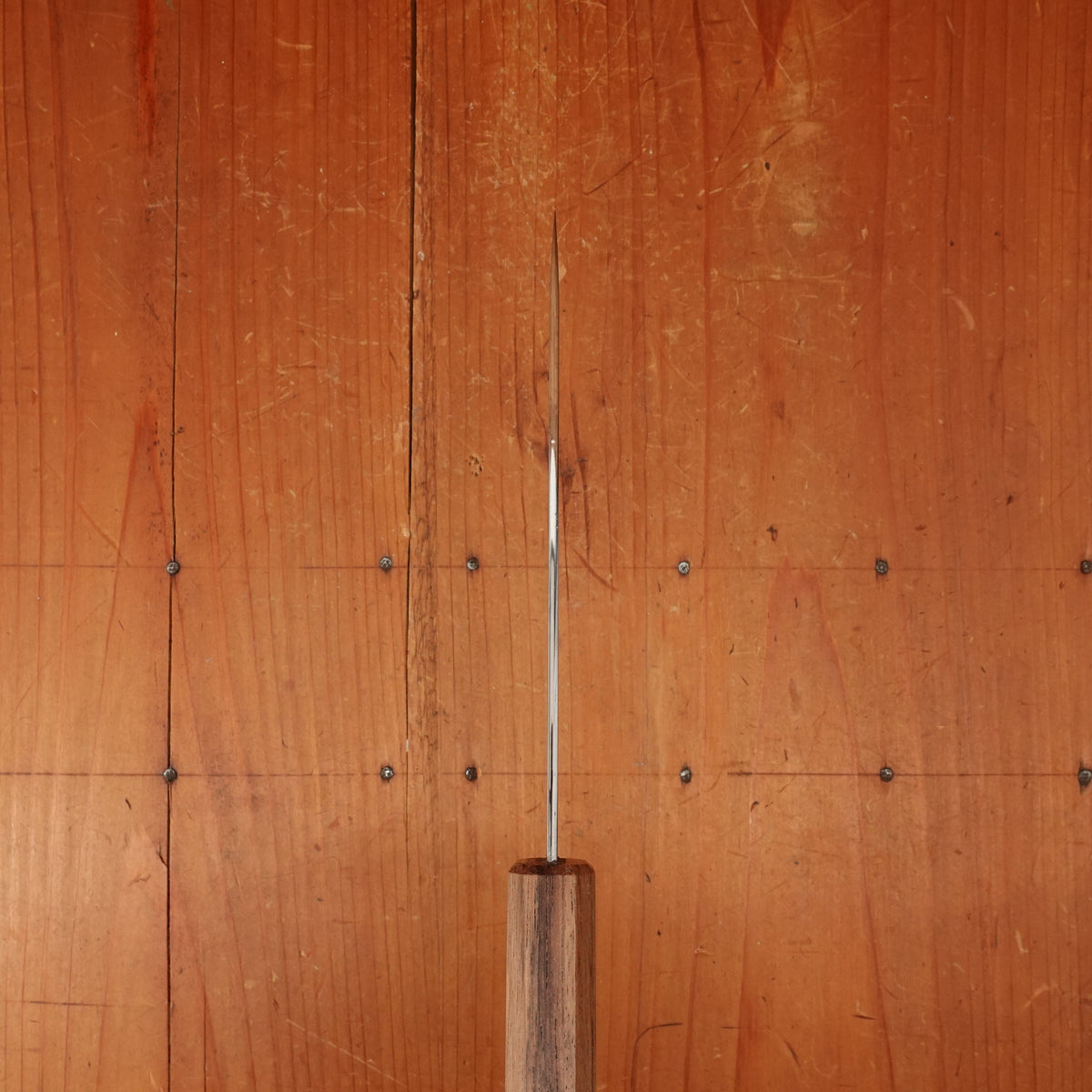 Bernal Cutlery x Konosuke GS+ 140mm Ko-Sabaki SLD Kurouchi Khii Laurel Handle with Leather Sheath