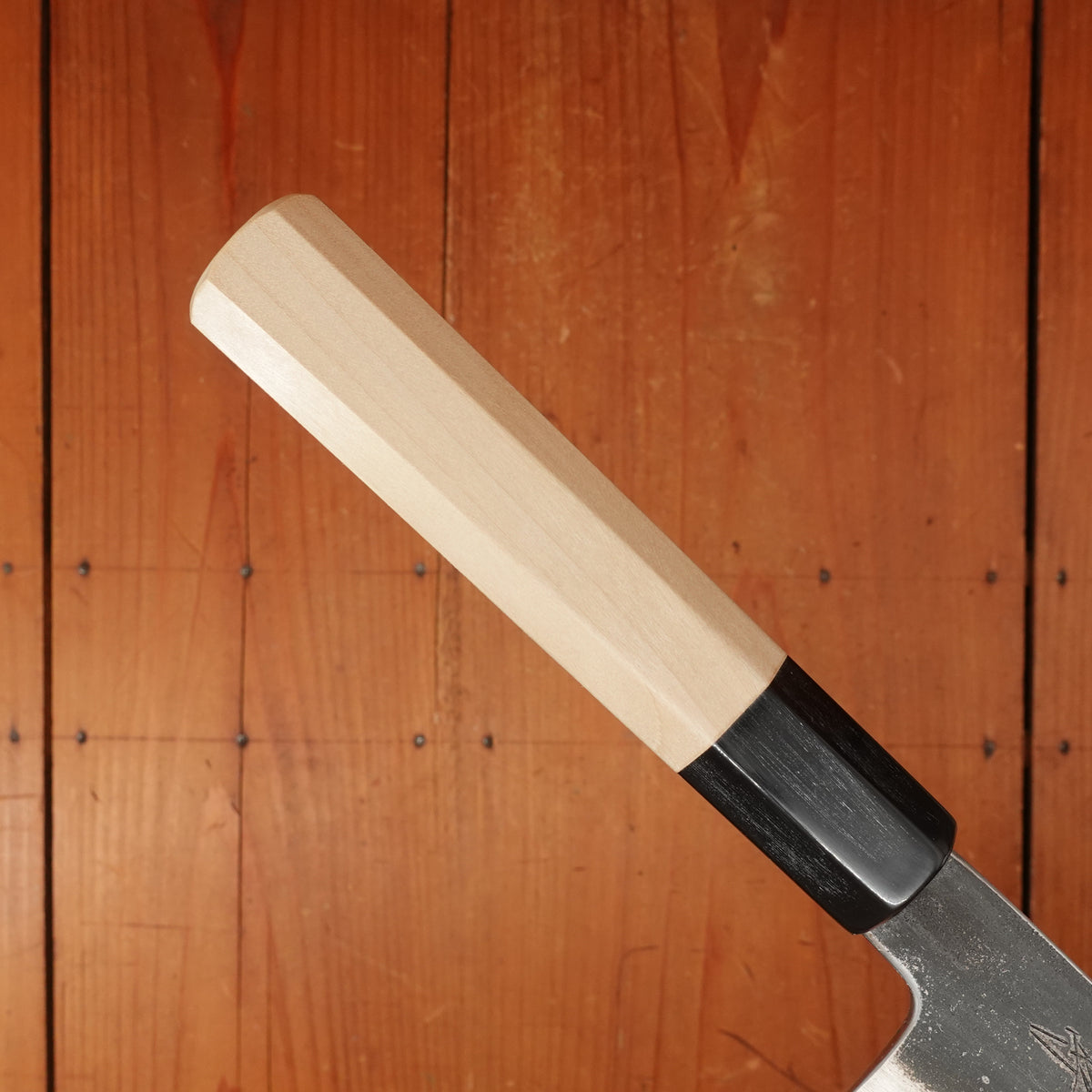 Sakai Kikumori Nakagawa x BC 240mm Gyuto Shirogami 1 Kurouchi Ho Wood with Saya