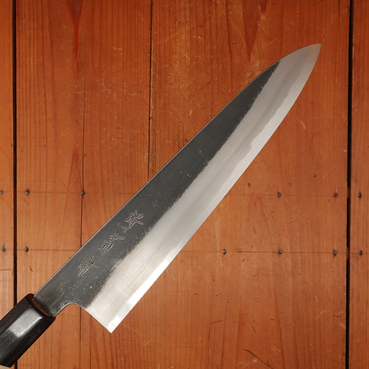 Sakai Kikumori Nakagawa x BC 240mm Gyuto Shirogami 1 Kurouchi Ho Wood with Saya