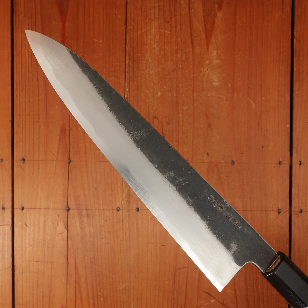 Sakai Kikumori Nakagawa x BC 240mm Gyuto Shirogami 1 Kurouchi Ho Wood with Saya