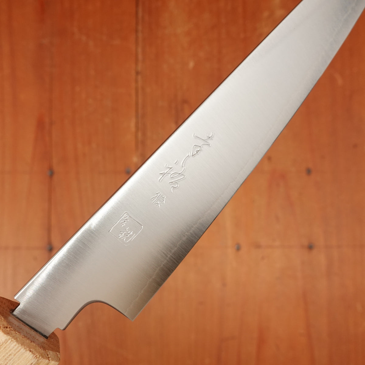 Konosuke Sanjo GS+ 150mm Petty SLD Khii Chestnut Handle with Leather Sheath