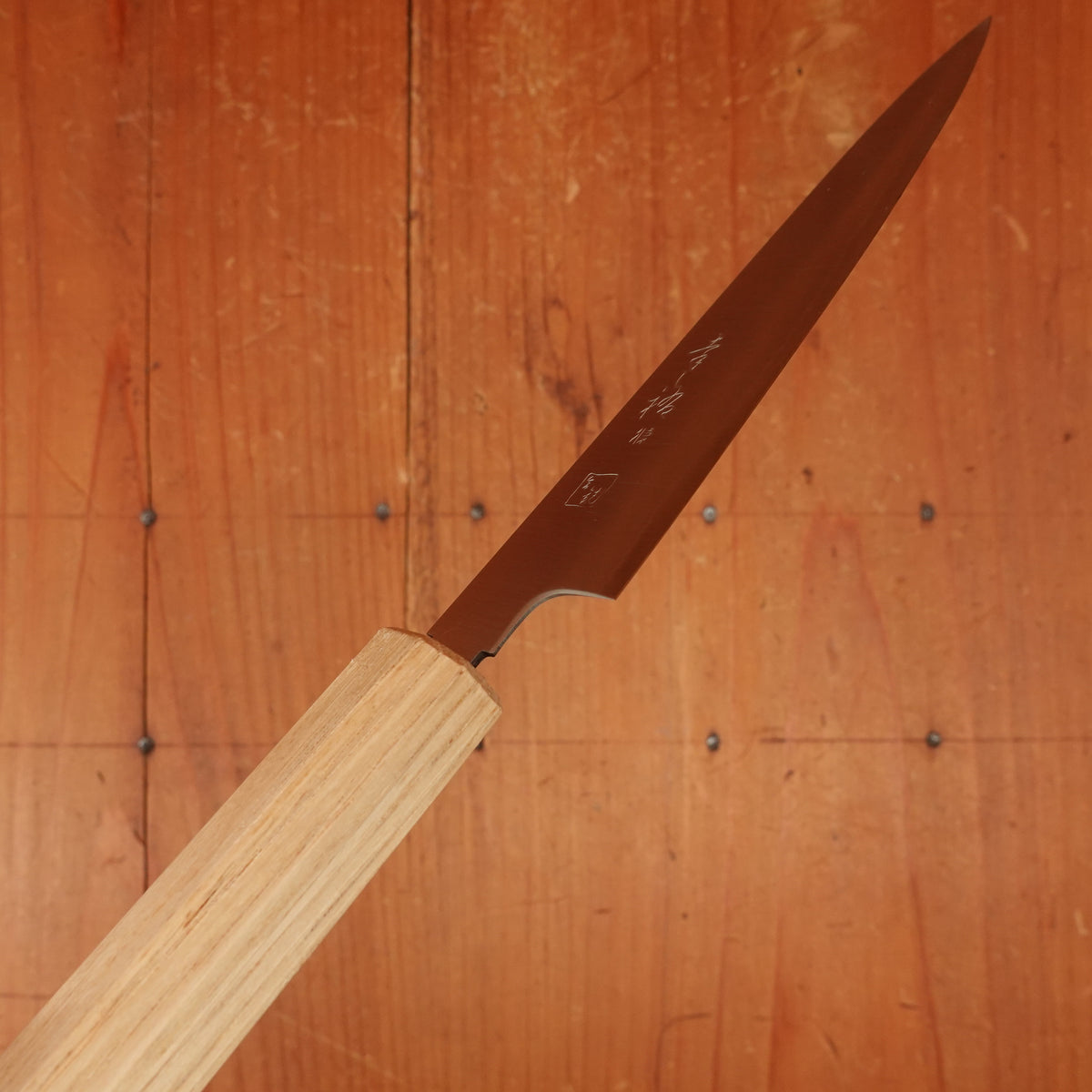 Konosuke Sanjo GS+ 150mm Petty SLD Khii Chestnut Handle with Leather Sheath