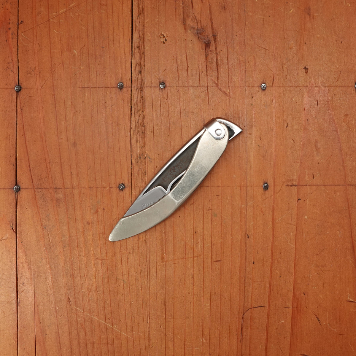 David Boye Bow Hunter Tweezerlock Folder Dendritic Cobalt Steel