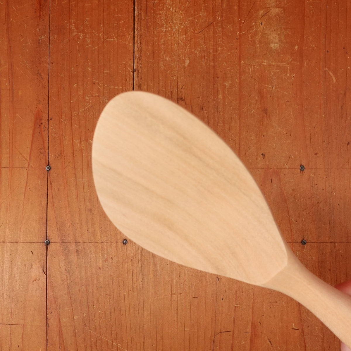 Miyajima Rice Paddle with Angled Shape and Rounded Handle