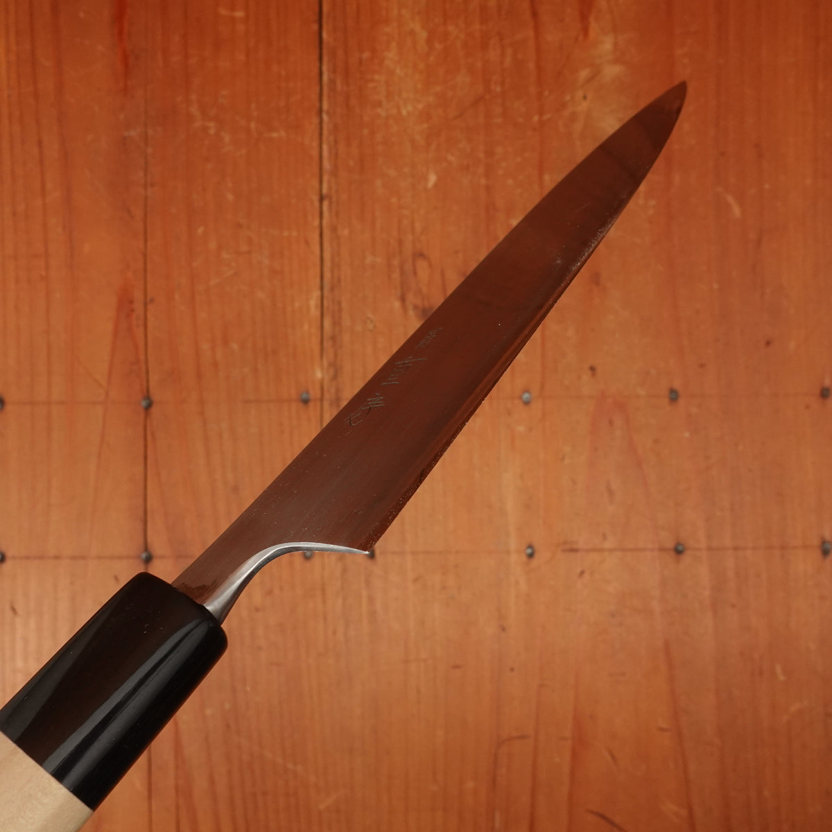 Shigefusa Kitaeji 180mm Wa-Gyuto 26c3 Suminagashi Magnolia Wood/Horn Ferrule Handle