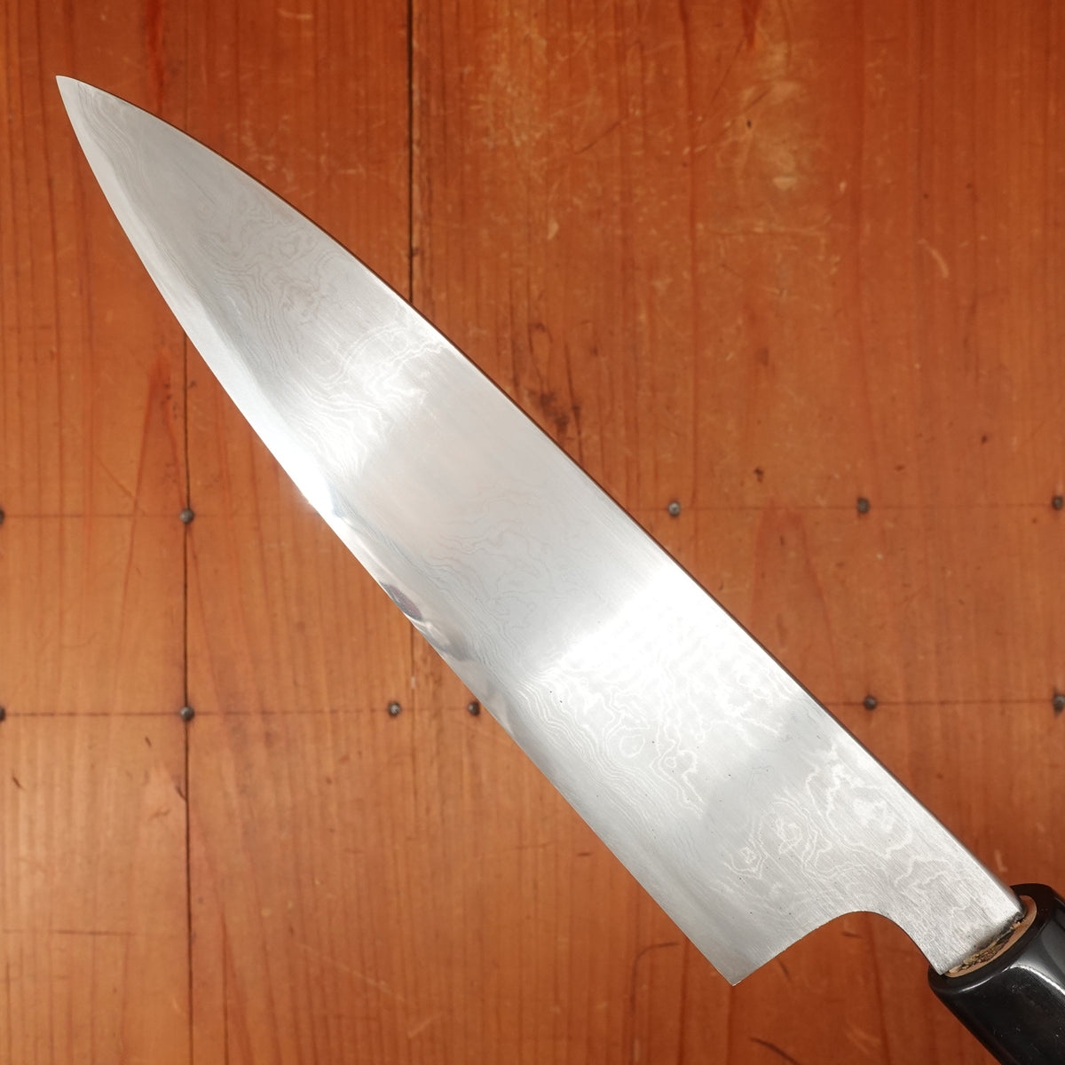 Shigefusa Kitaeji 180mm Wa-Gyuto 26c3 Suminagashi Magnolia Wood/Horn Ferrule Handle