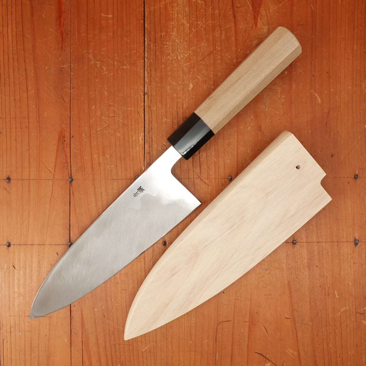 Hitohira Kikuchiyo Manzo 180mm Deba Aogami 2 Ho Wood with Saya