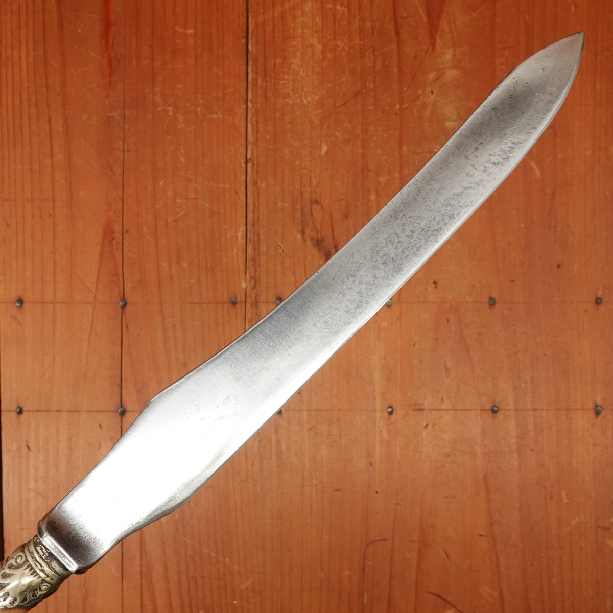 John Sanderson Carving Knife Shear Steel Nickel Hardware & Stag 1879-1920s