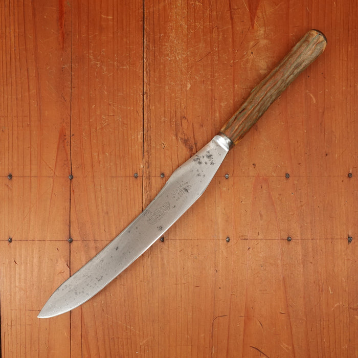EM Dickinson 'El Dorado' 9" Carving Knife Carbon Steel & Stag Sheffield ~1900-1920