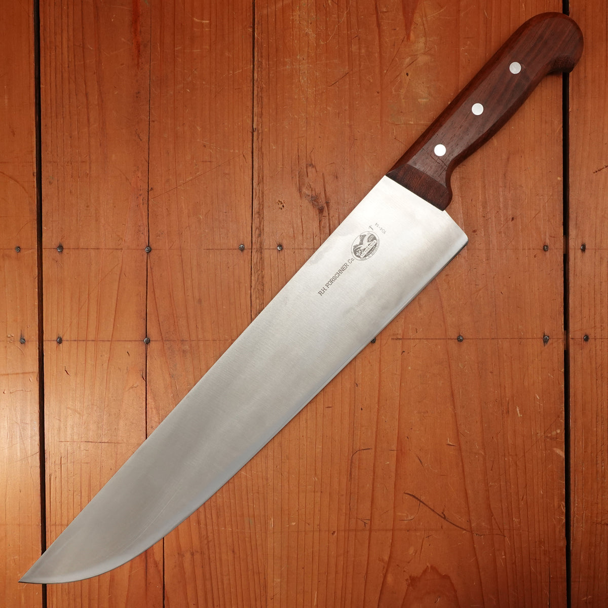 Victorinox Forschner 14" Boucher European Pattern Butcher Stainless Rosewood 1960s-70s?