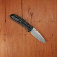 Benchmade 575-1 Mini Presidio II Drop Point CPM-S30V AXIS Lock Black Cf-Elite Handle