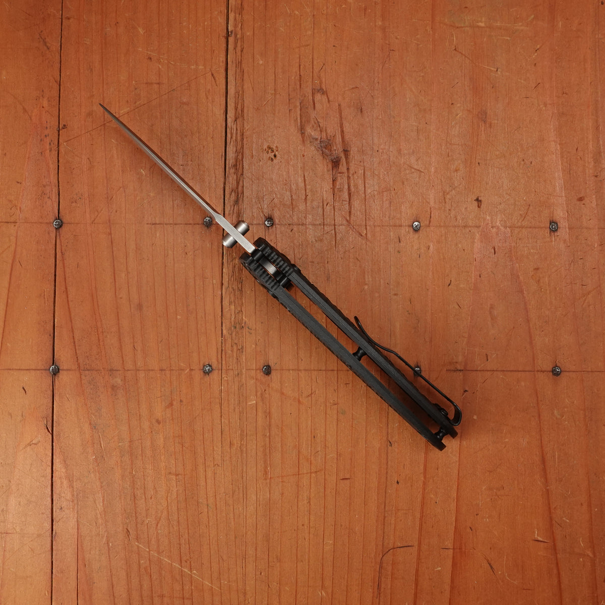 Benchmade 575-1 Mini Presidio II Drop Point CPM-S30V AXIS Lock Black Cf-Elite Handle