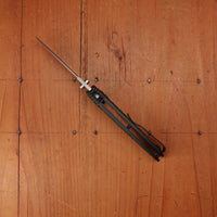 Benchmade 575-1 Mini Presidio II Drop Point CPM-S30V AXIS Lock Black Cf-Elite Handle