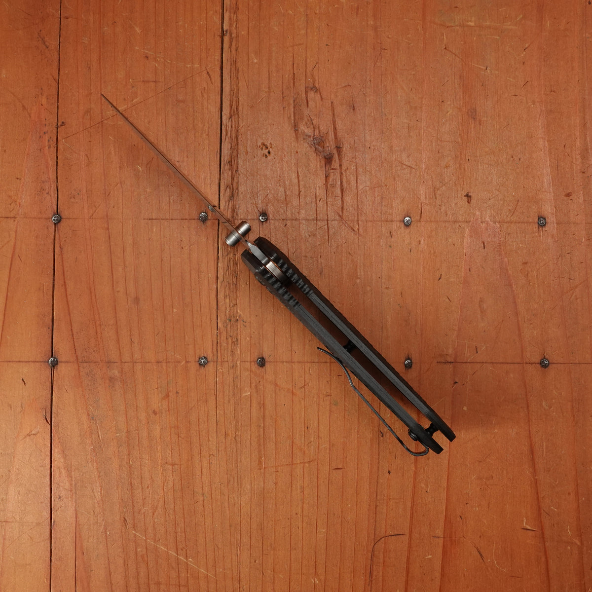 Benchmade 575-1 Mini Presidio II Drop Point CPM-S30V AXIS Lock Black Cf-Elite Handle