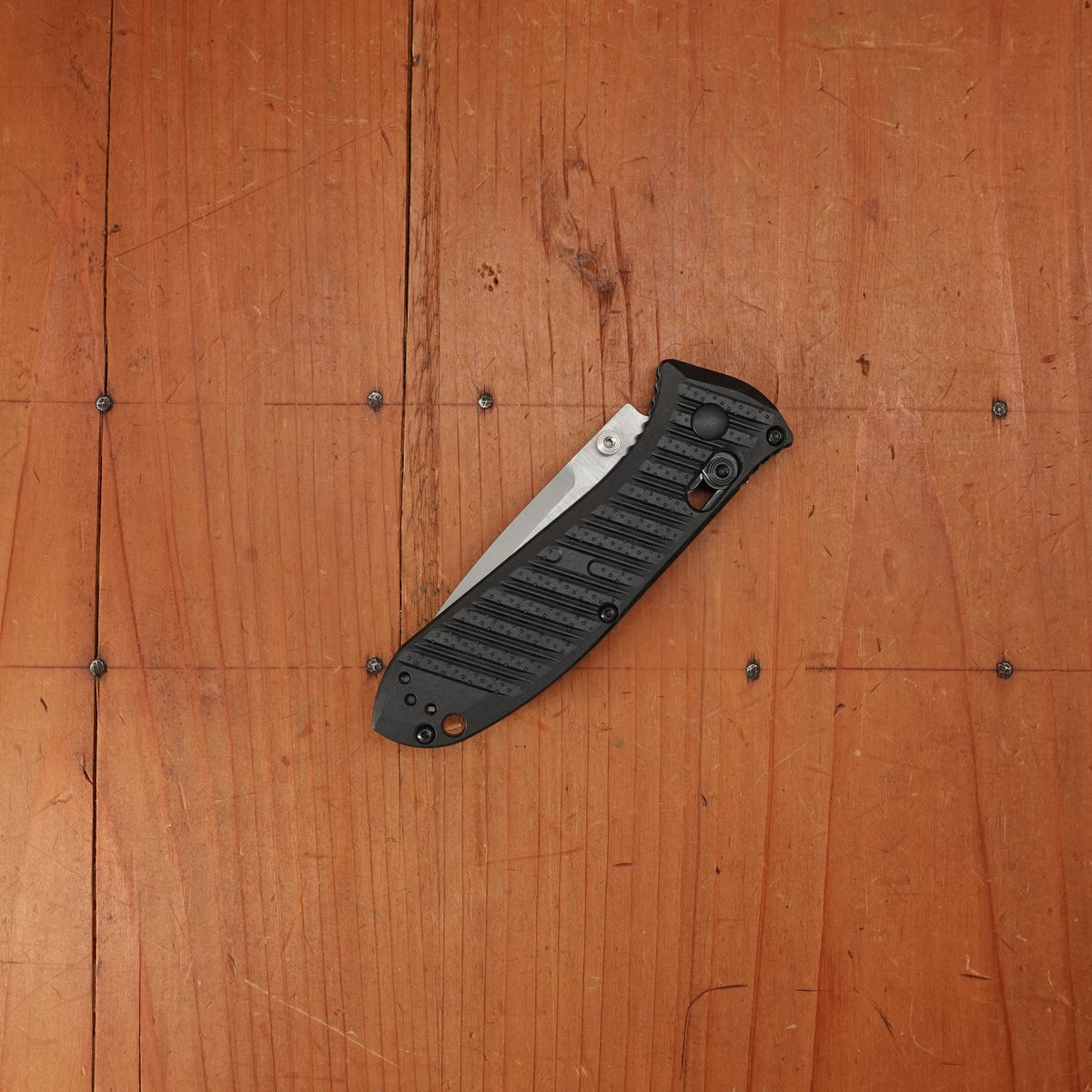 Benchmade 575-1 Mini Presidio II Drop Point CPM-S30V AXIS Lock Black Cf-Elite Handle