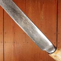 Mappin Webb 12" Roast Beef Slicer Shear Steel & Stag Sheffield 1868-1913