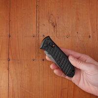 Benchmade 575-1 Mini Presidio II Drop Point CPM-S30V AXIS Lock Black Cf-Elite Handle