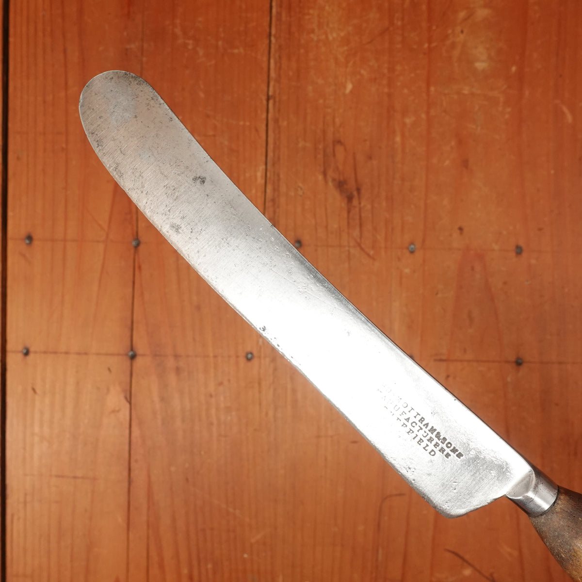 Thomas Mottram & Sons Table Knife Set Stag Shear Steel Sheffield 1839-1852