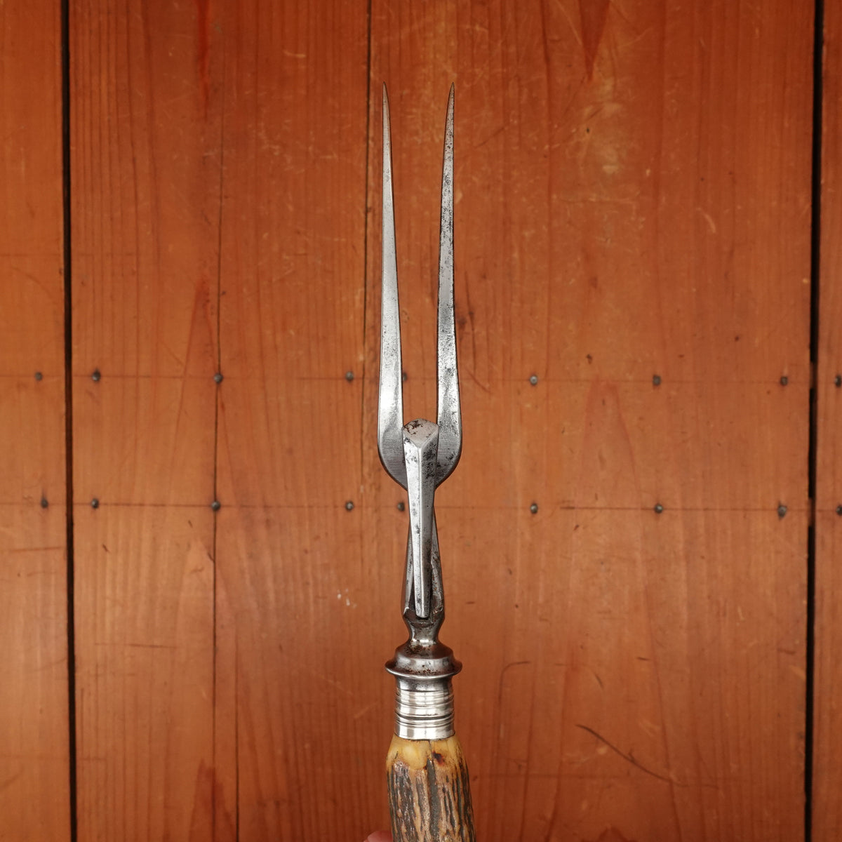 Joseph Rodgers & Sons Carving Set Carbon Steel Sheffield (Argentine Export?) 1880s-1900