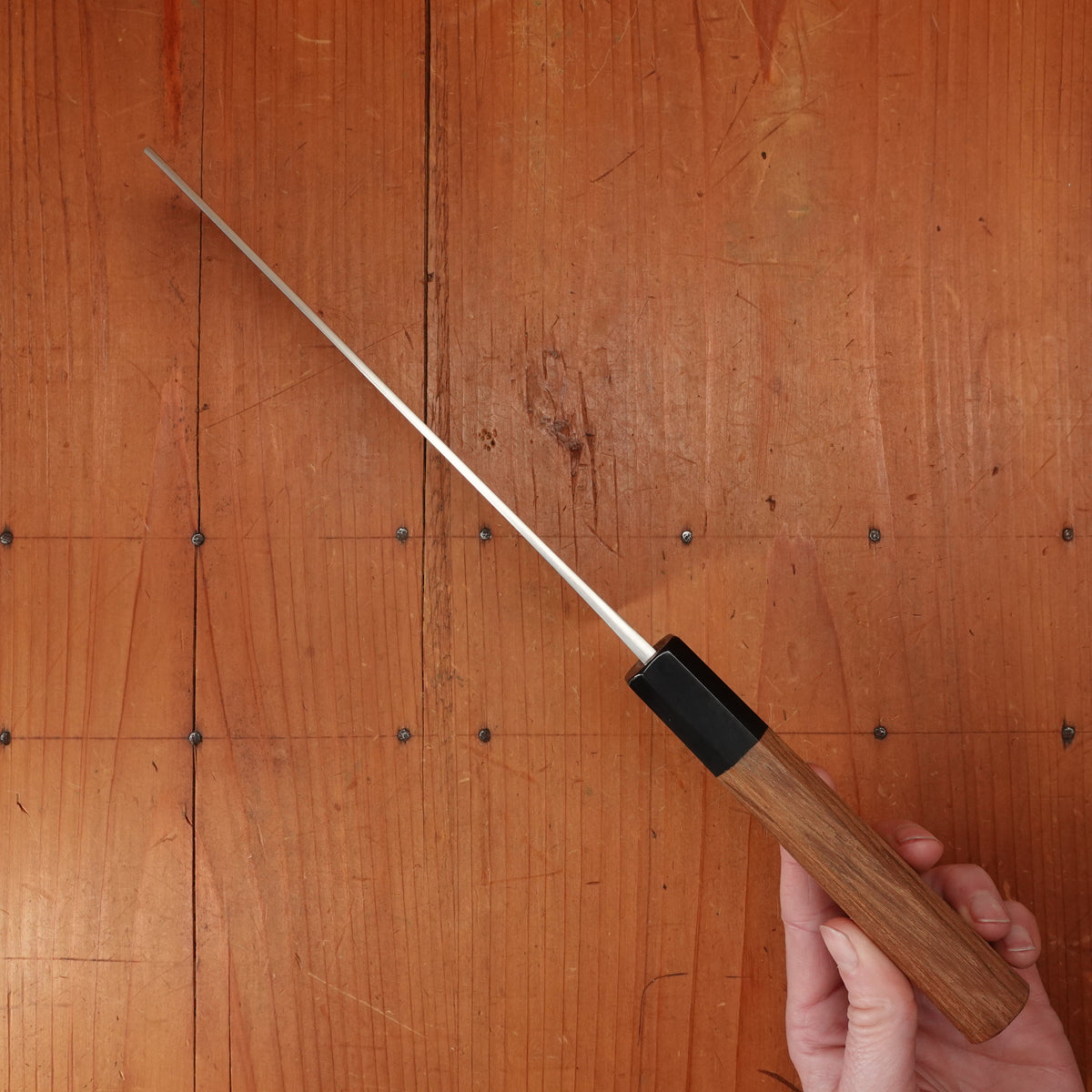 Yoshikane Hamono 165mm Nakiri SKD Nashiji Teak Handle