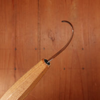 Wood Tools Left Handed Compound Curve Spoon Knife with Handle
