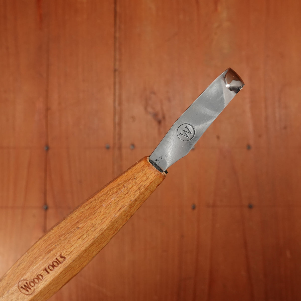 Wood Tools Left Handed Compound Curve Spoon Knife with Handle