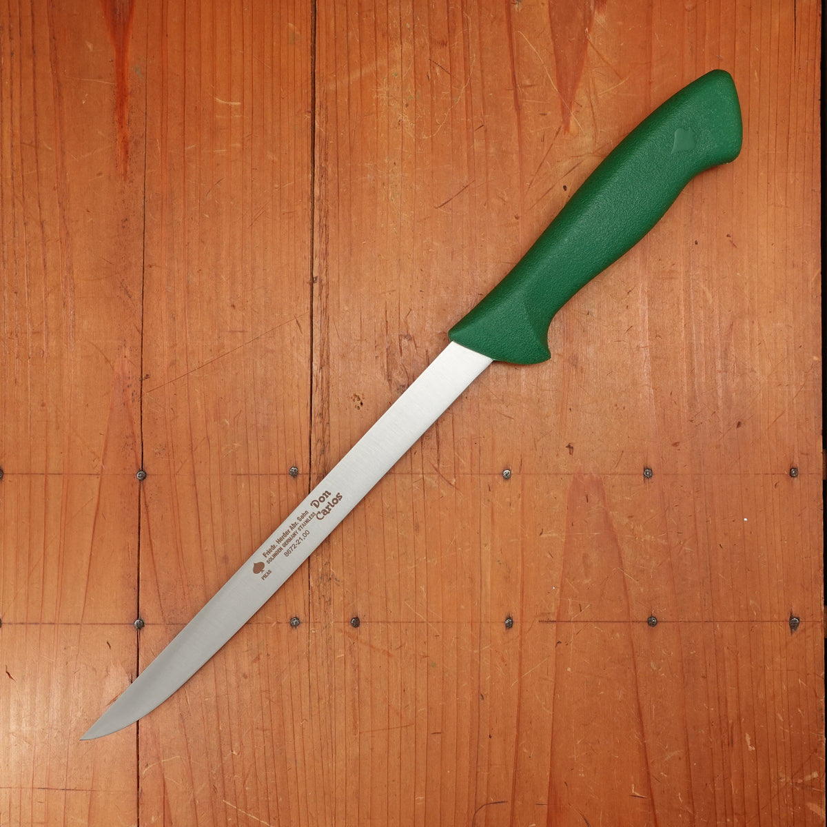 Friedr Herder Don Carlos 8.5" Flexible Fillet Stainless Green