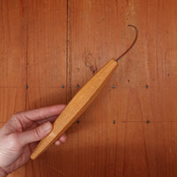 Wood Tools Left Handed Compound Curve Spoon Knife with Handle