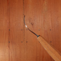 Wood Tools Right Handed Open Curve Spoon Knife with Handle
