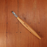 Wood Tools Right Handed Compound Curve Spoon Knife with Handle