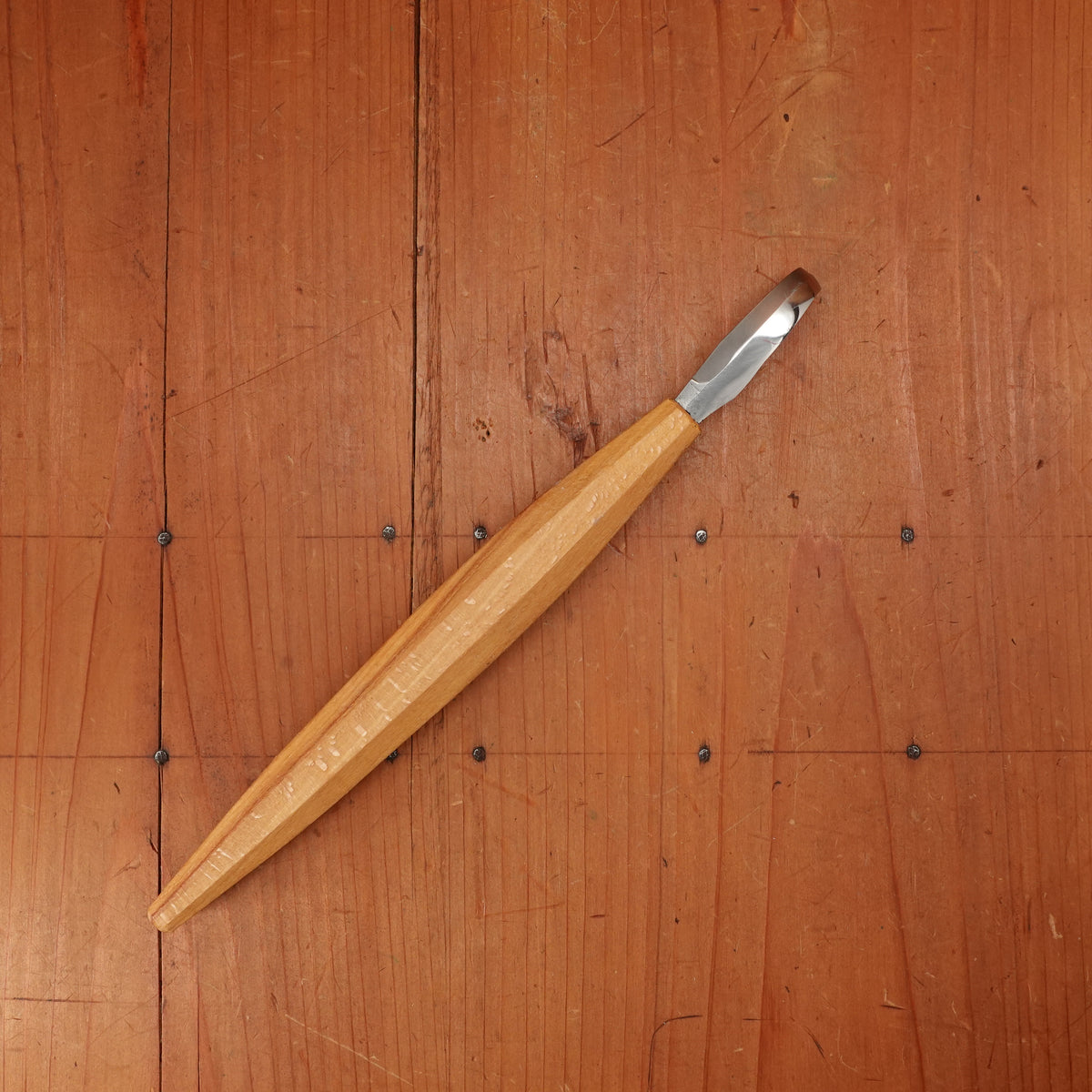 Wood Tools Right Handed Compound Curve Spoon Knife with Handle