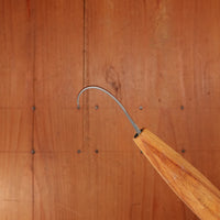 Wood Tools Right Handed Compound Curve Spoon Knife with Handle