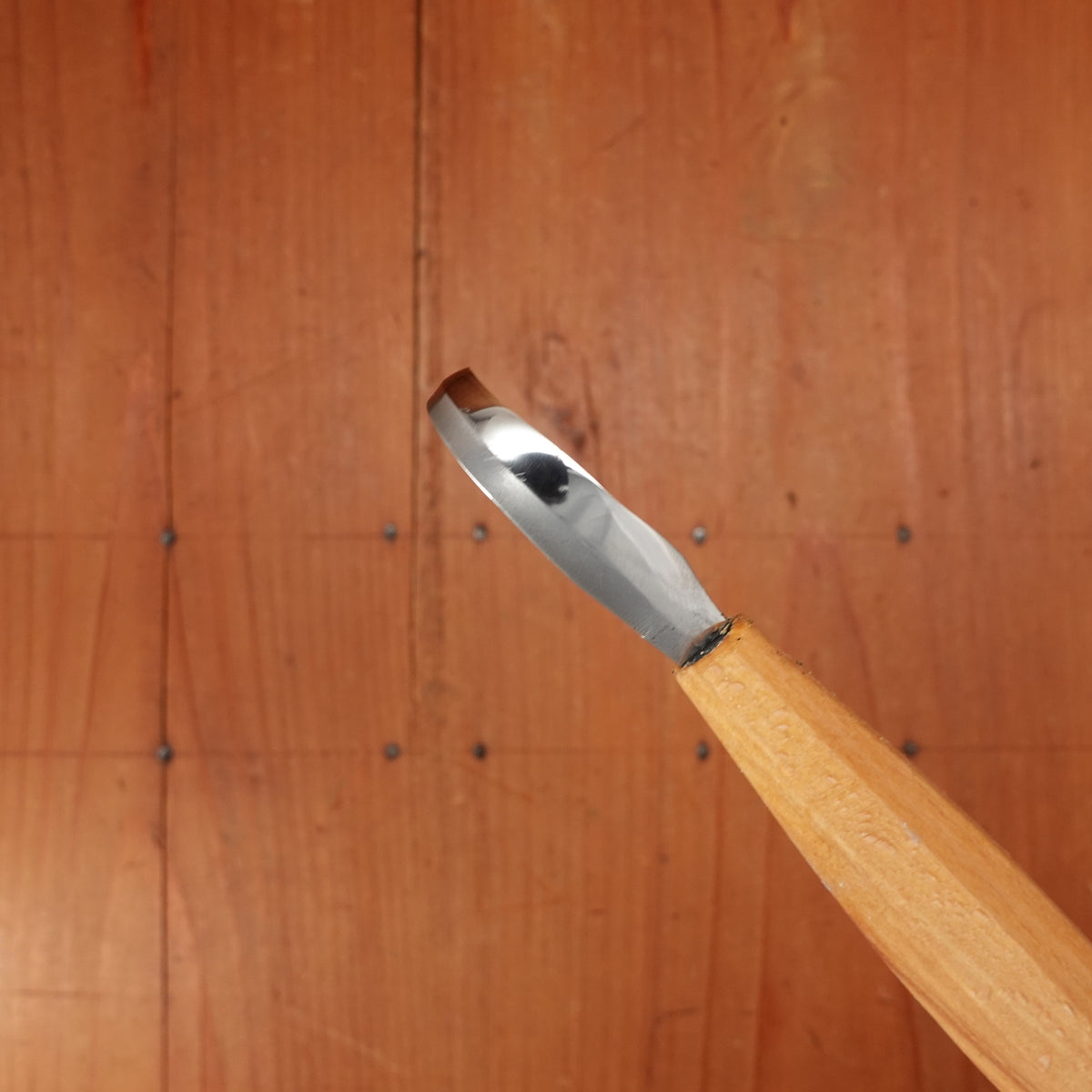 Wood Tools Right Handed Compound Curve Spoon Knife with Handle