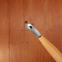 Wood Tools Right Handed Compound Curve Spoon Knife with Handle