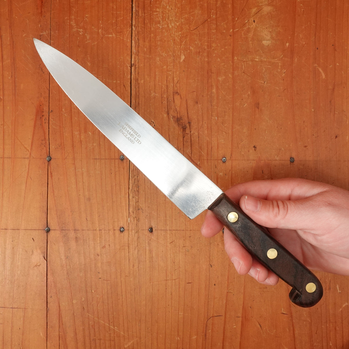 J Adams 6” Utility Knife Carbon Steel Palissander / Brass