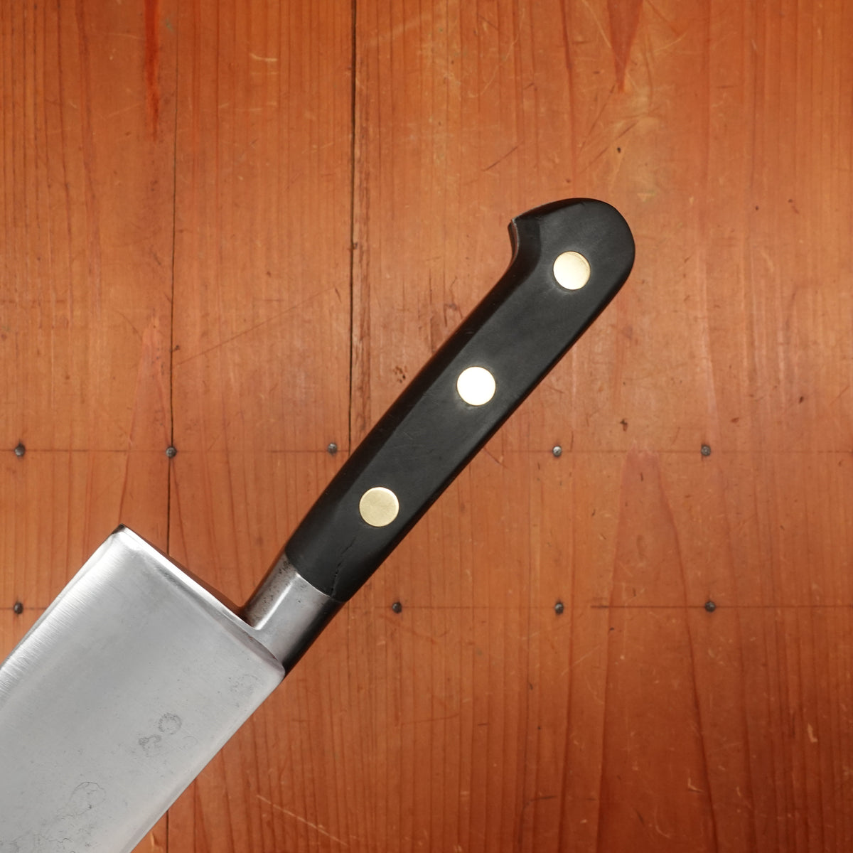 Unmarked 10.5" Ideal Pattern Chef Knife Carbon Steel France 1950s-60s