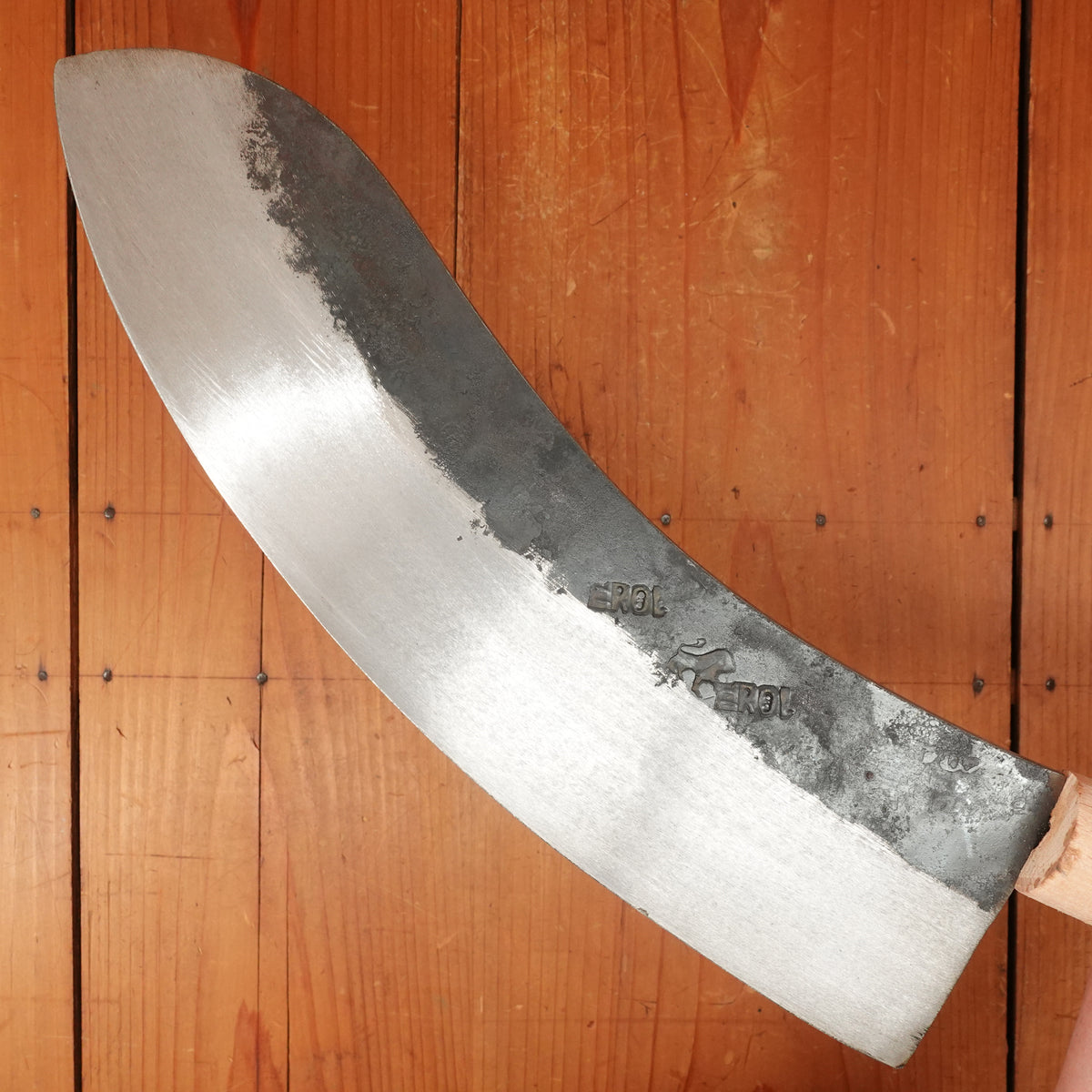Zirh Turkish Mincing Knife 300mm Carbon Hardwood Handle