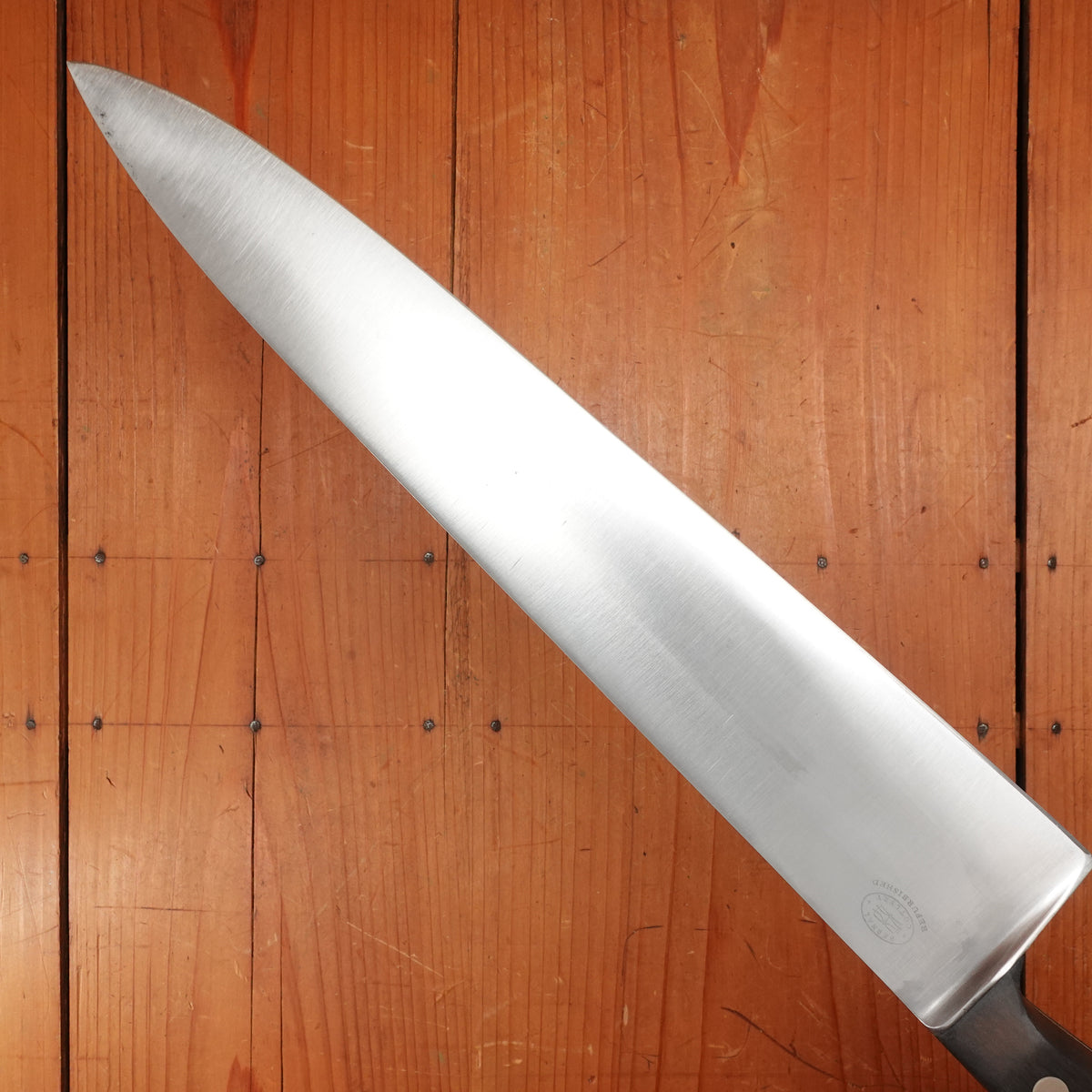 Gustav Emil Ern 12.5" Chef Hand Forged Carbon Steel Solingen, Germany 1950-70