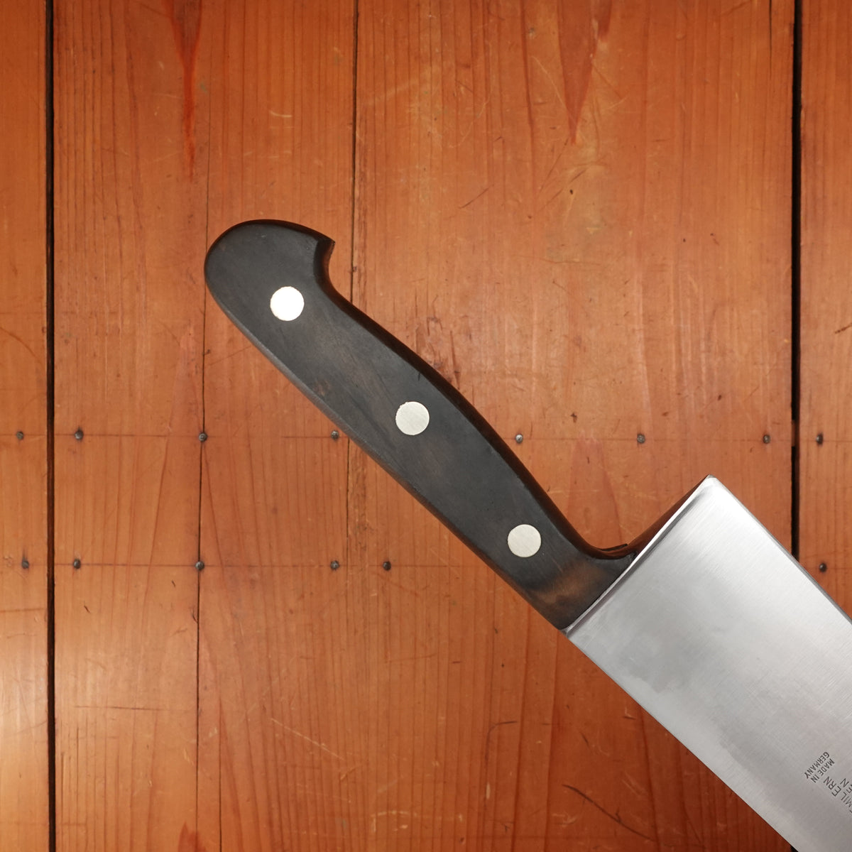 Gustav Emil Ern 12.5" Chef Hand Forged Carbon Steel Solingen, Germany 1950-70