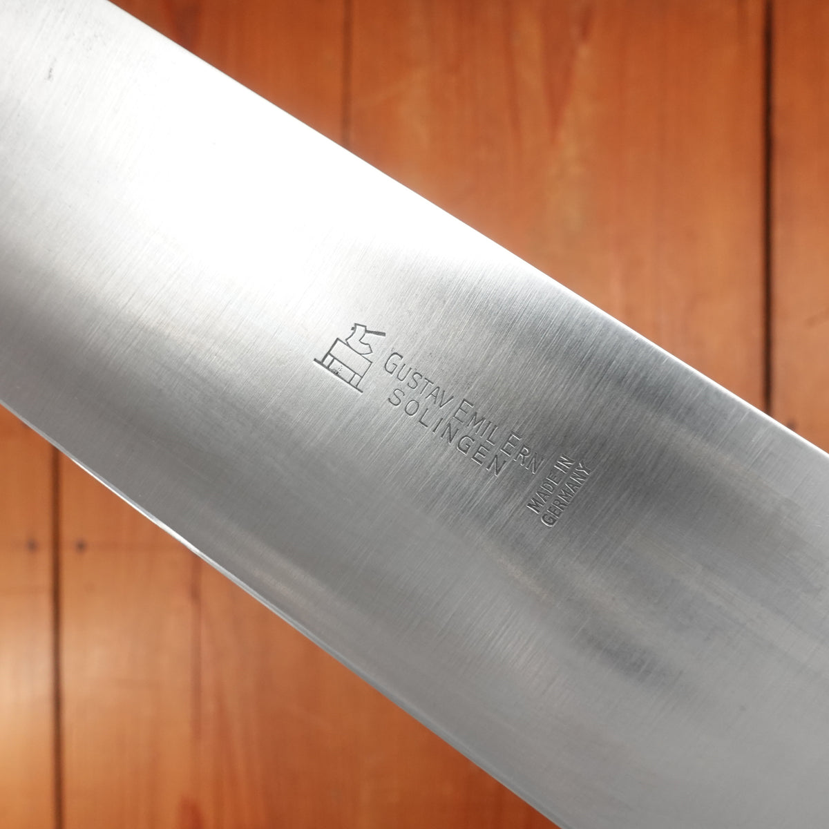 Gustav Emil Ern 12.5" Chef Hand Forged Carbon Steel Solingen, Germany 1950-70