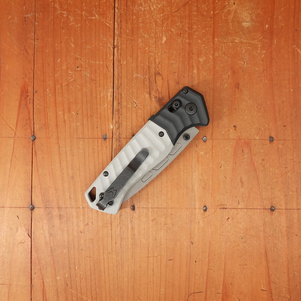Benchmade 593GY-02 PSK Drop Point Elmax Powder Steel AXIS Assist Grivory® Tempest Gray/Storm Gray Handle