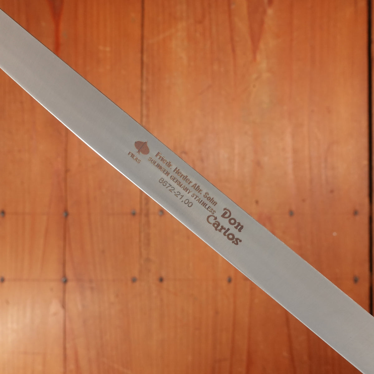 Friedr Herder Don Carlos 8.5" Flexible Fillet Stainless Green