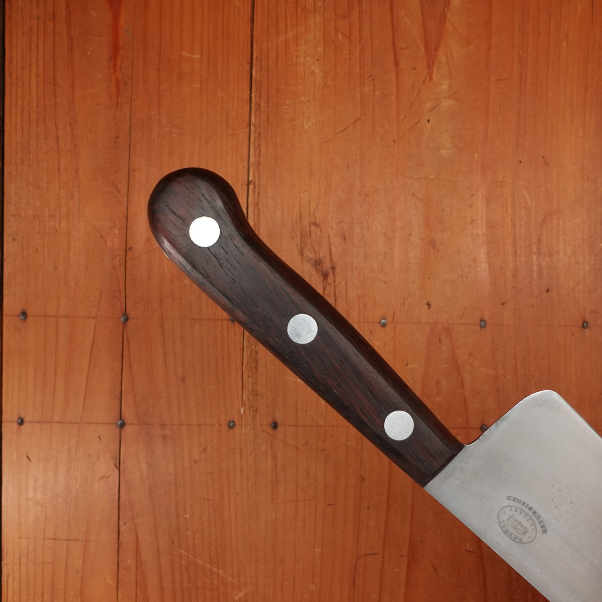 LF&C Universal 12" Light Chef Knife Carbon Steel Rosewood 1930s-60s USA