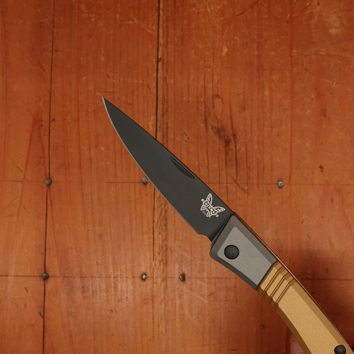 Benchmade 315BK-01 Successor - Burnt Brass Aluminum - M390